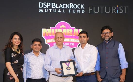 DSP BlackRock MFâ€™s Futurist Awards: MySIPonline Won the Highest Equity & Debt Net Sales