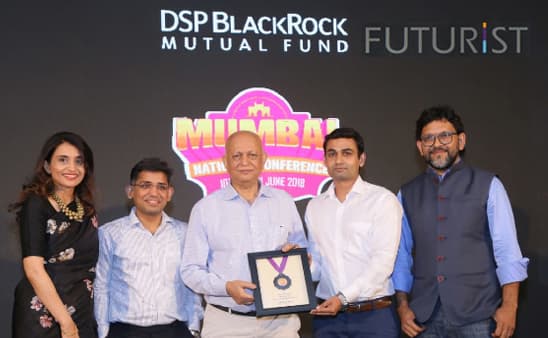 DSP BlackRock MFâ€™s Futurist Awards: MySIPonline Won the Highest Equity & Debt Net Sales