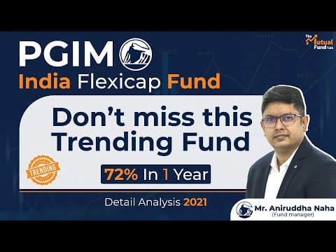YouTube video about PGIM India Flexi Cap Fund - Regular Plan - Dividend Option