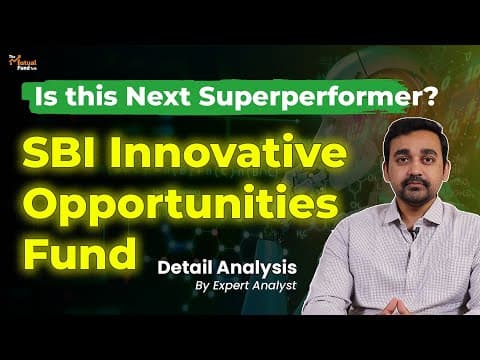 YouTube video about SBI Innovative Opportunities Fund - Regular (G)