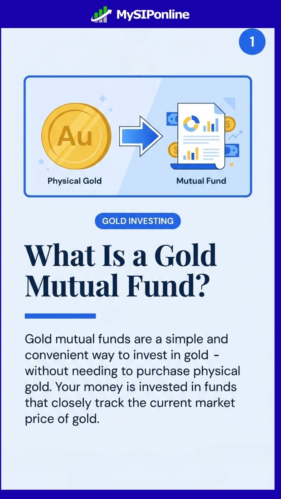 What is a Gold Mutual Fund ?